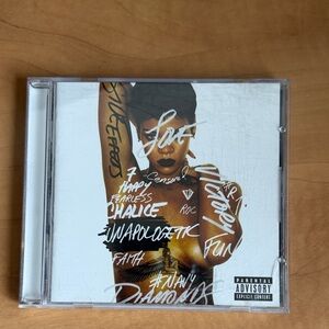 Rihanna Unapologetic CD — Black, Gold & White Artwork